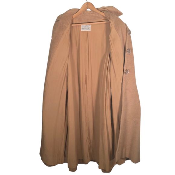 Vtg. Ed Behan Inc. Tween Shop 100% Cashmere Coat Women's Sz. 20 - XXL Tan - Picture 3 of 12